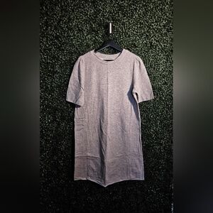 For The Republic Heather Gray Short Sleeve TShirt Dress